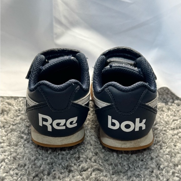 Reebok Blue Sneakers with Velcro Straps and Gum Soles Size 7 Infant - Picture 6 of 10